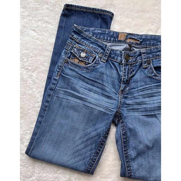 Kut from the Kloth Catherine Boyfriend Jeans with Pocket Flaps, Size 6 - Picture 7 of 16